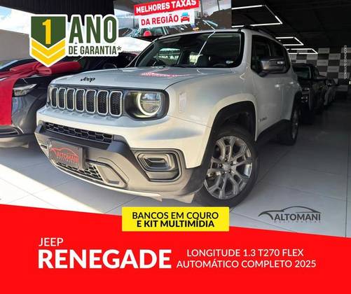 JEEP RENEGADE 1.3 T270 TURBO FLEX LONGITUDE AT6